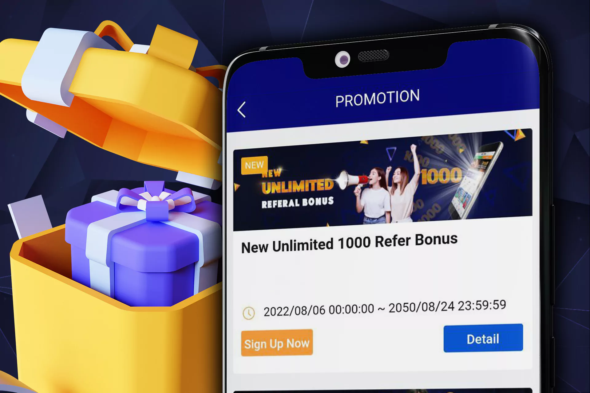 Join the referral program to get a bonus.