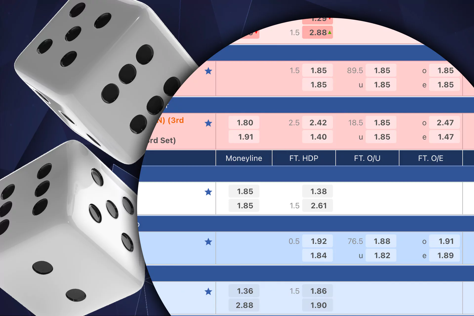 ICCWIN offers profitable odds for betting.