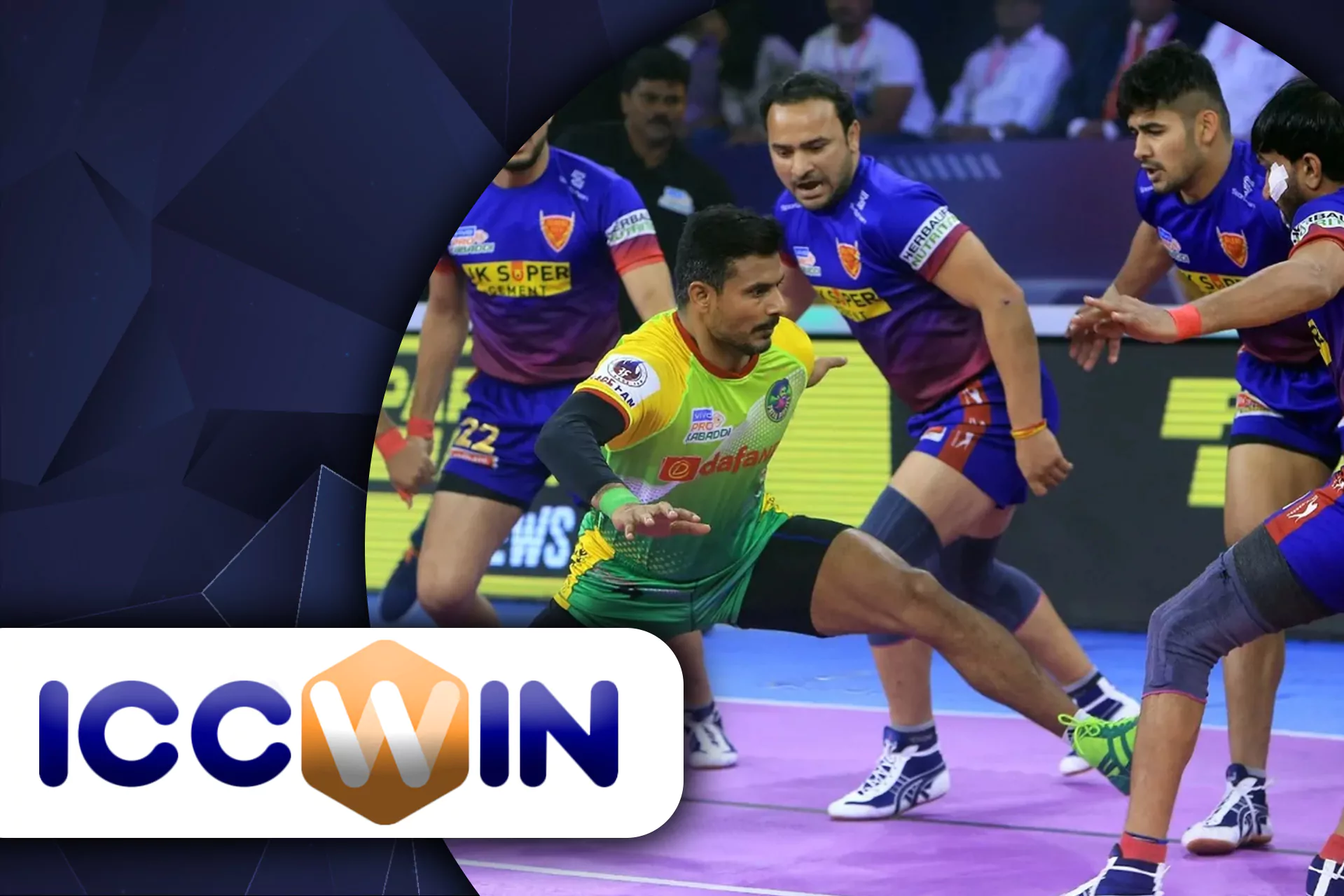 You can also place bets on kabaddi at ICCWIN.