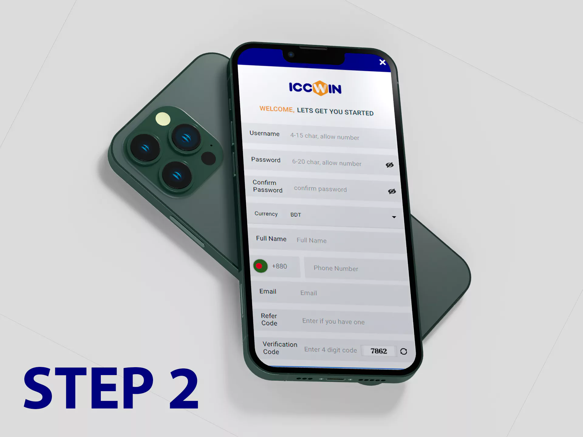 Sign up for the ICCWIN website. All your personal information is required by law, encrypted and stored securely.