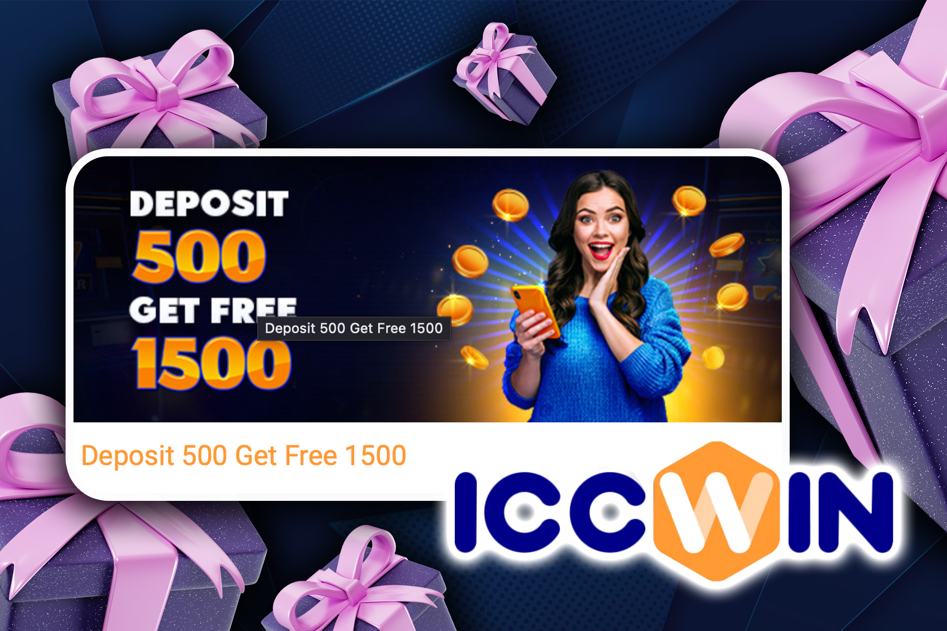 Join the referral program on ICCWIN and get additional